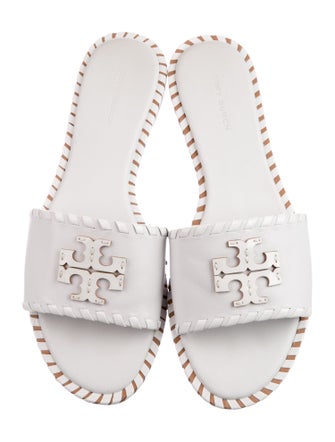 Tory Burch Leather Slides
