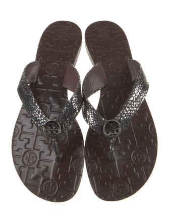 Tory Burch Leather Slides