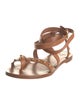 Tory Burch Leather Studded Accents Gladiator Sandals
