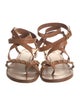 Tory Burch Leather Studded Accents Gladiator Sandals