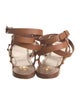Tory Burch Leather Studded Accents Gladiator Sandals