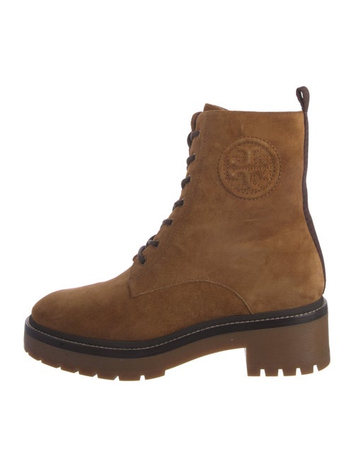 Tory Burch Suede Combat Boots