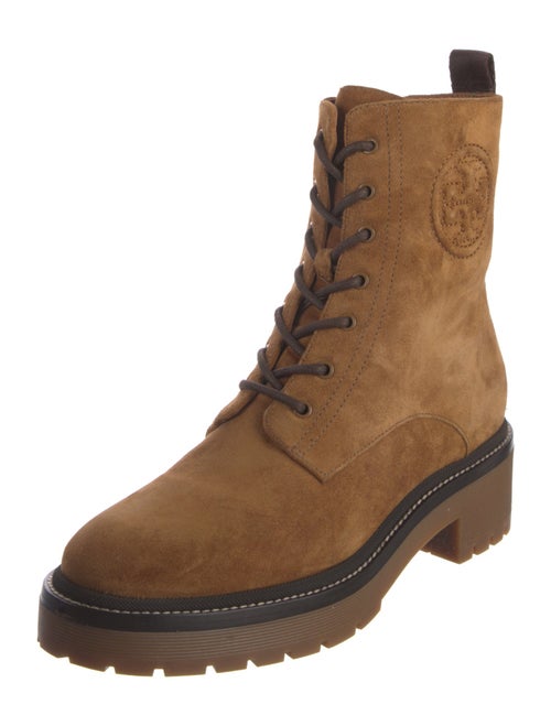 Tory Burch Suede Combat Boots