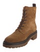 Tory Burch Suede Combat Boots