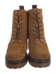 Tory Burch Suede Combat Boots