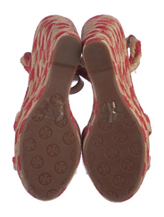 Tory Burch Jute Patterned Espadrilles