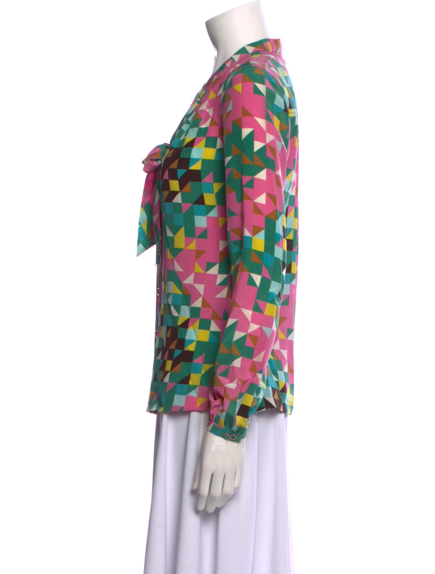 Tory Burch Silk Floral Print Blouse