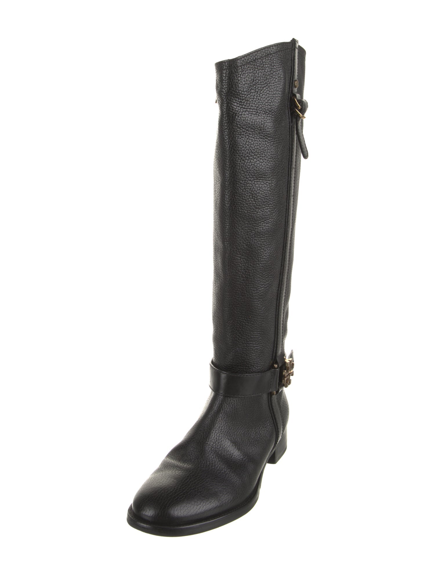 Tory Burch Leather Riding Boots