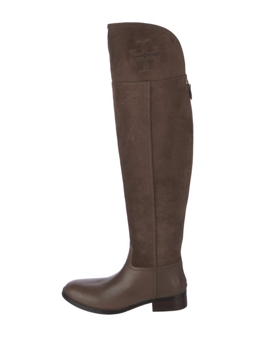 Tory Burch Suede Riding Boots