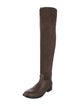 Tory Burch Suede Riding Boots