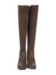 Tory Burch Suede Riding Boots