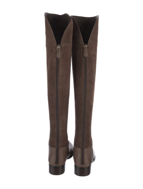 Tory Burch Suede Riding Boots
