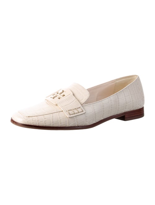 Tory Burch Embossed Leather Loafers