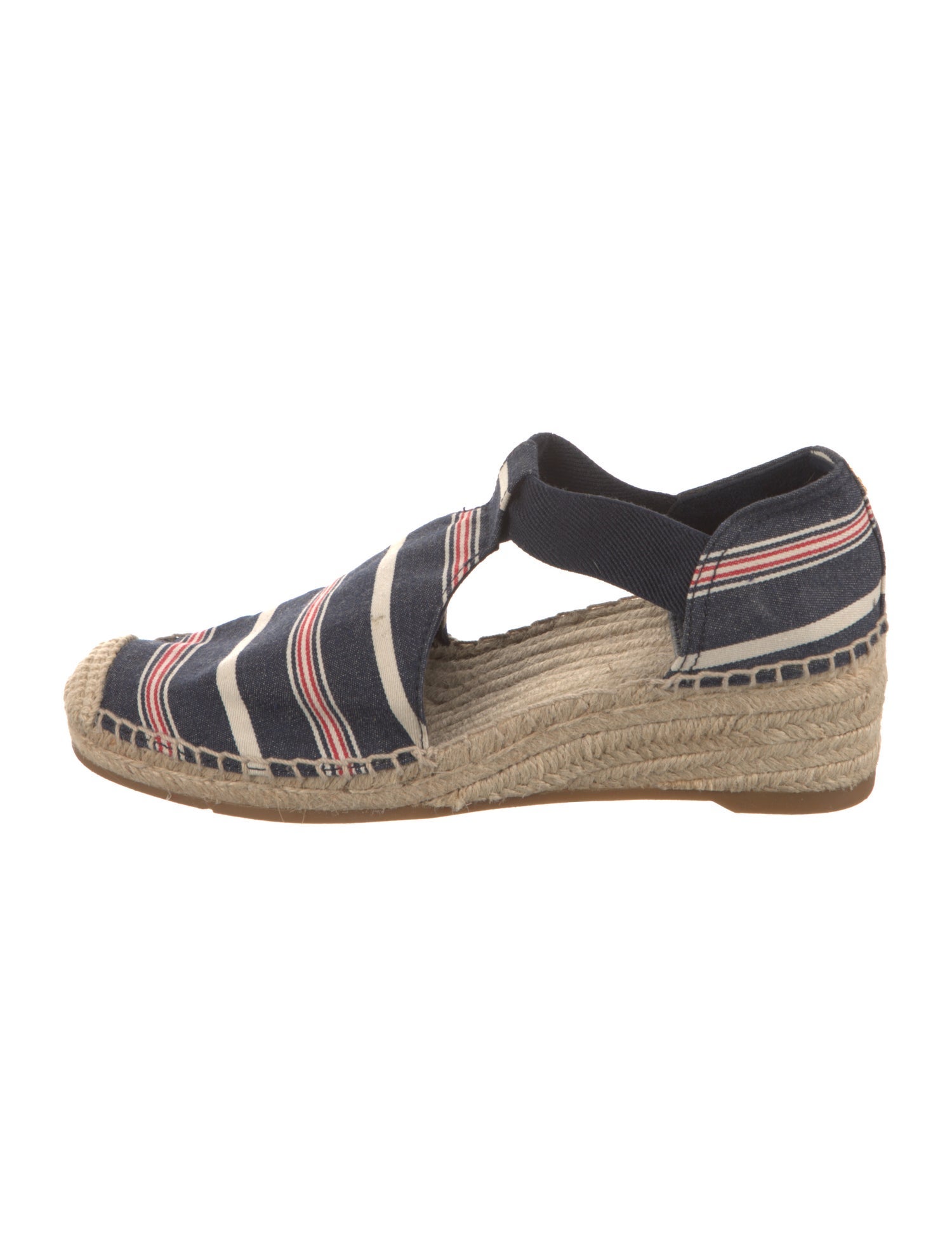 Tory Burch Printed Braided Accents Espadrilles