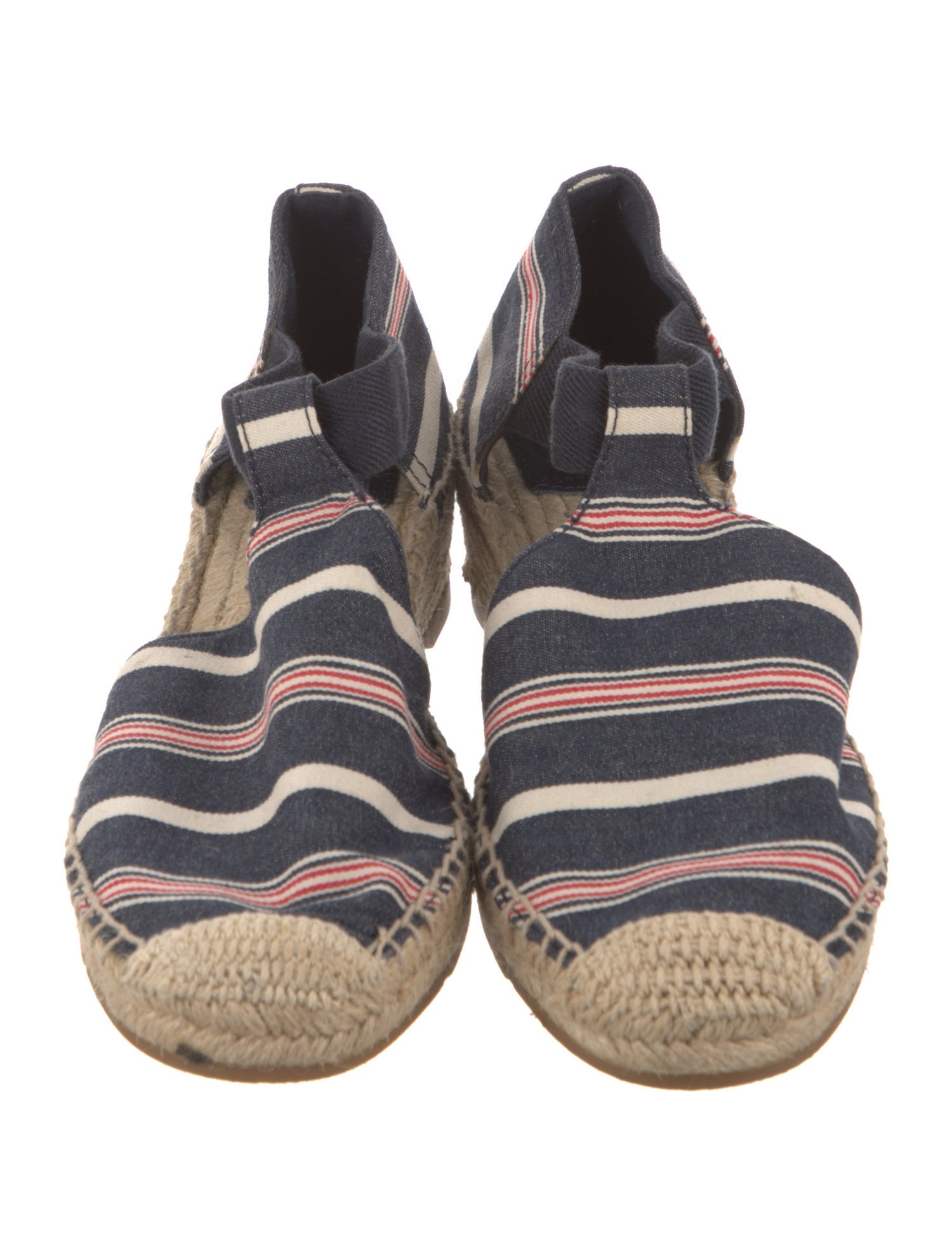 Tory Burch Printed Braided Accents Espadrilles