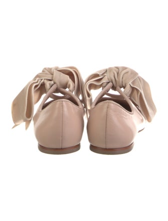 Tory Burch Leather Bow Accents Mules