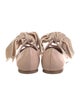 Tory Burch Leather Bow Accents Mules
