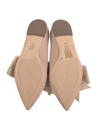 Tory Burch Leather Bow Accents Mules