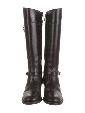 Tory Burch Leather Riding Boots