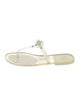 Tory Burch Rubber T-Strap Sandals