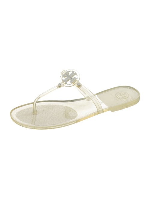Tory Burch Rubber T-Strap Sandals