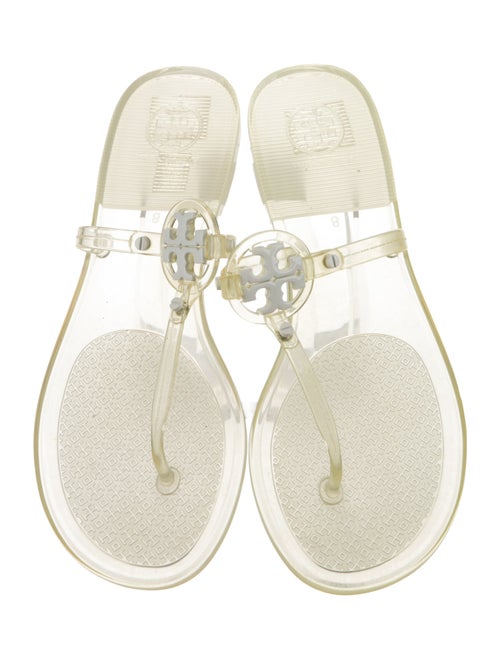 Tory Burch Rubber T-Strap Sandals
