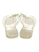 Tory Burch Rubber T-Strap Sandals