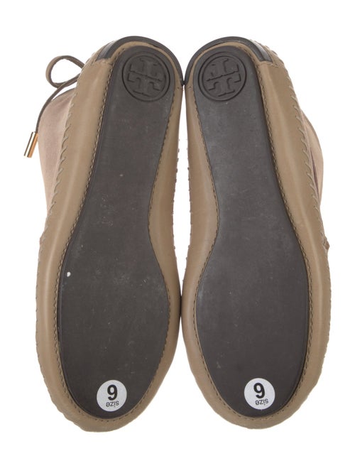 Tory Burch Suede Lace-Up Boots