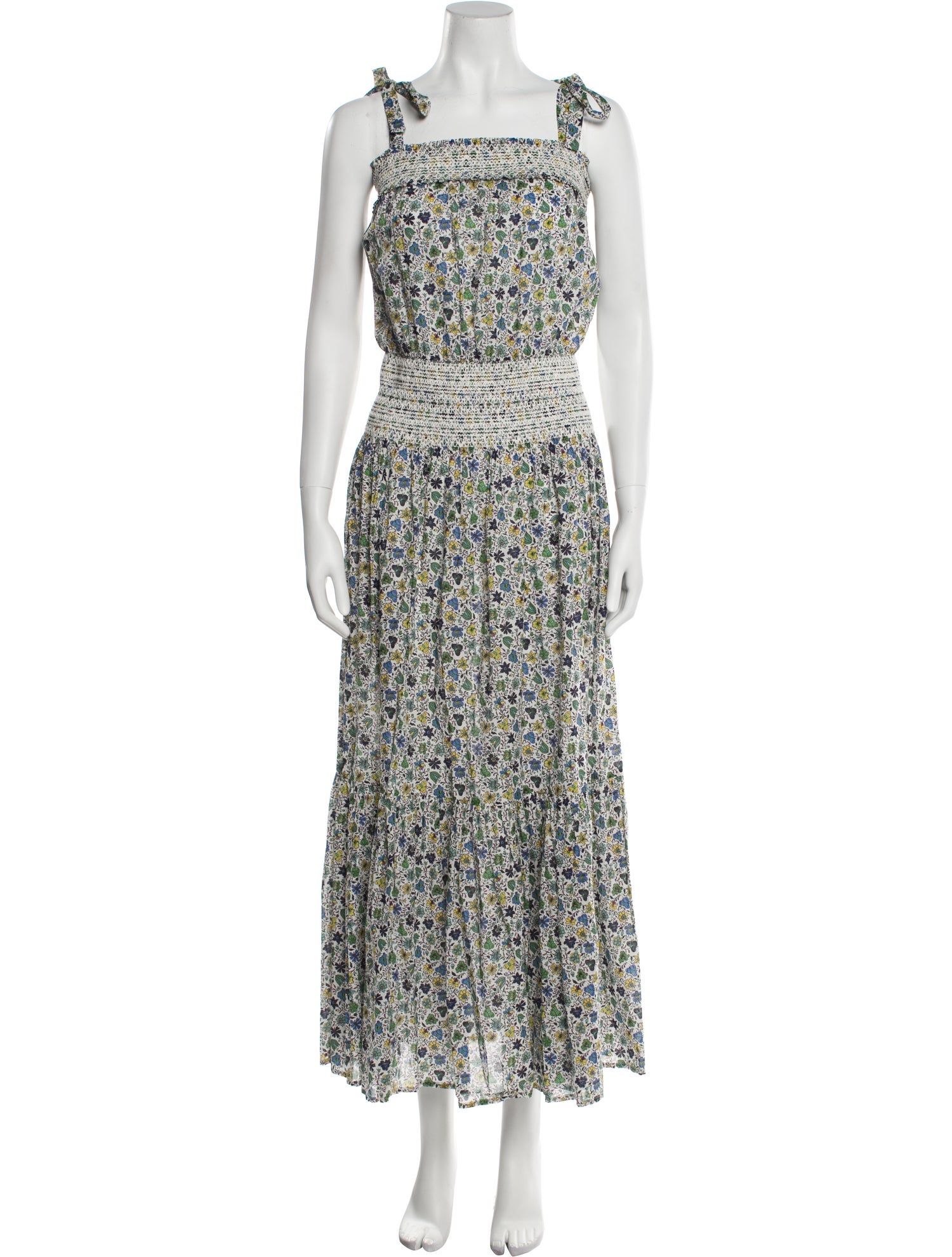 Tory Burch Floral Print Long Dress