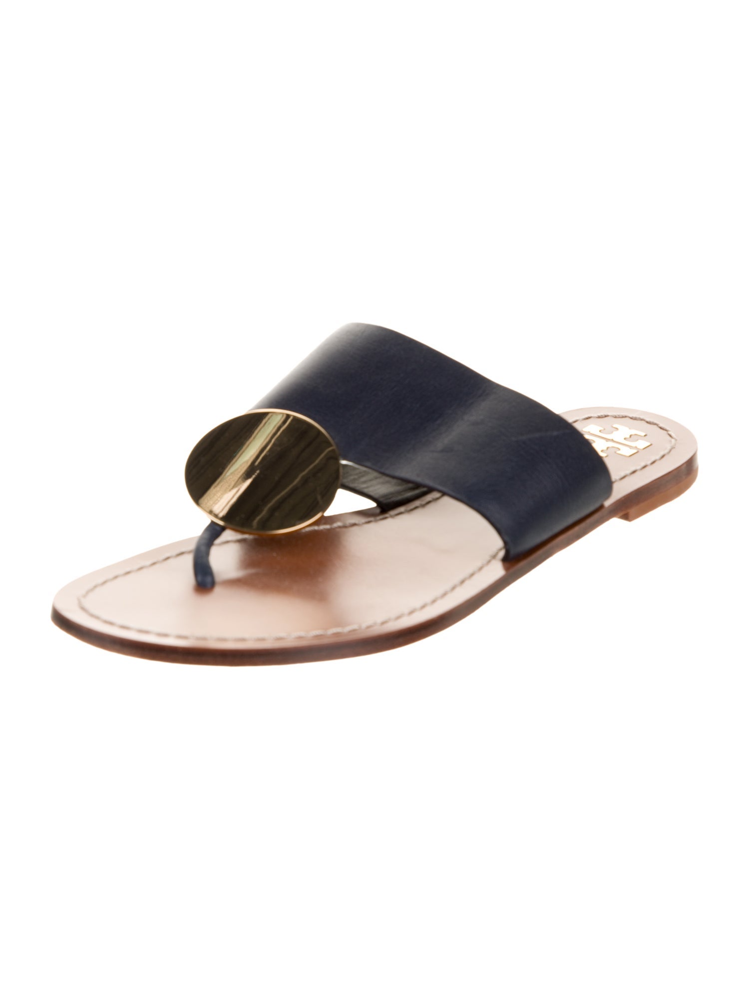 Tory Burch Leather Slides