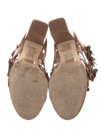 Tory Burch Leather Slingback Sandals