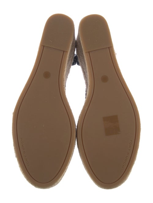 Tory Burch Embossed Leather Espadrilles w/ Tags