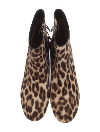 Tory Burch Ponyhair Animal Print Boots
