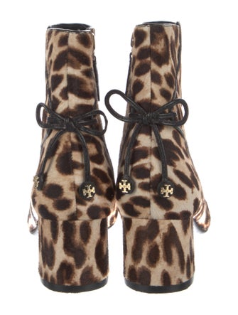 Tory Burch Ponyhair Animal Print Boots