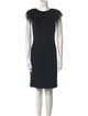 Tory Burch Crew Neck Knee-Length Dress