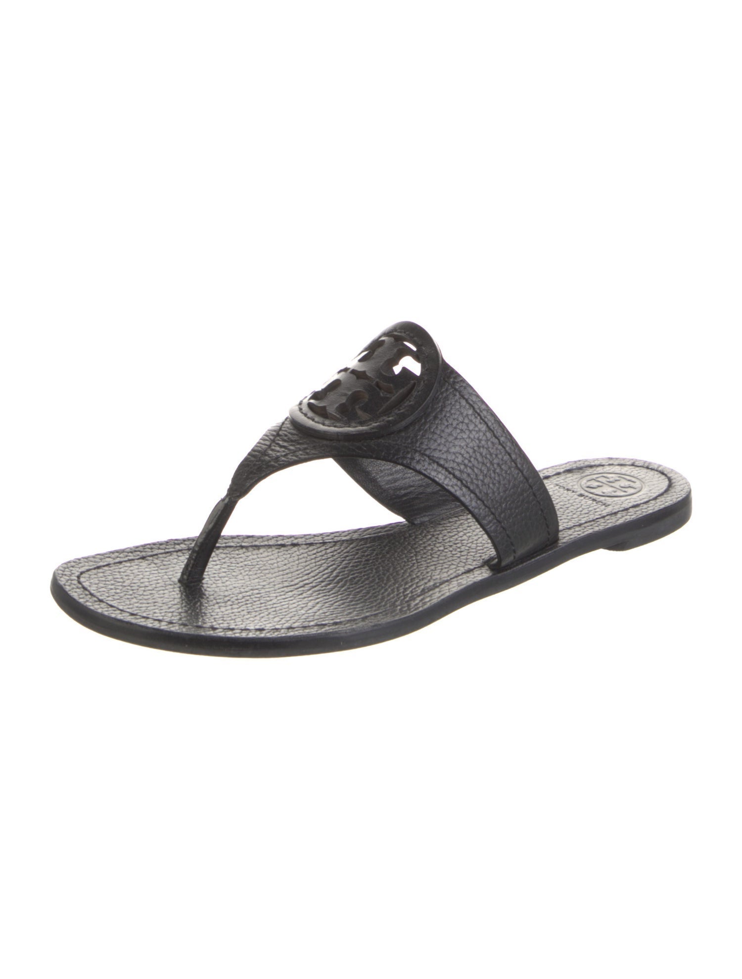 Tory Burch Leather Slides