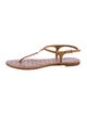 Tory Burch Leather T-Strap Sandals