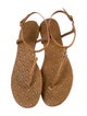 Tory Burch Leather T-Strap Sandals