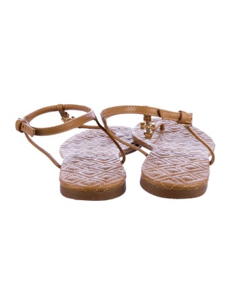 Tory Burch Leather T-Strap Sandals