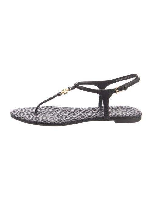 Tory Burch Leather T-Strap Sandals