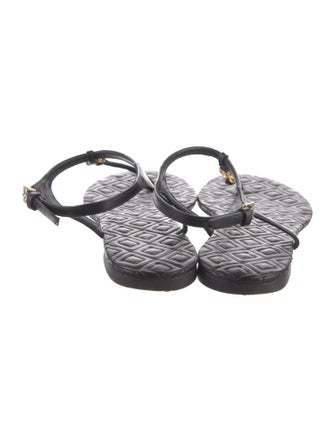 Tory Burch Leather T-Strap Sandals