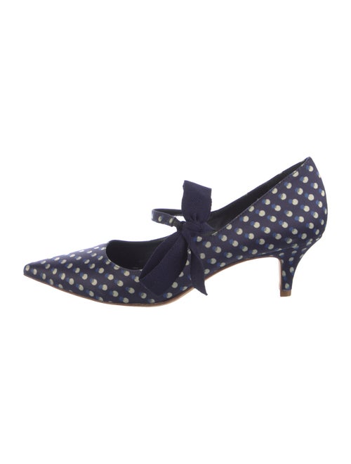 Tory Burch Satin Polka Dot Print Pumps
