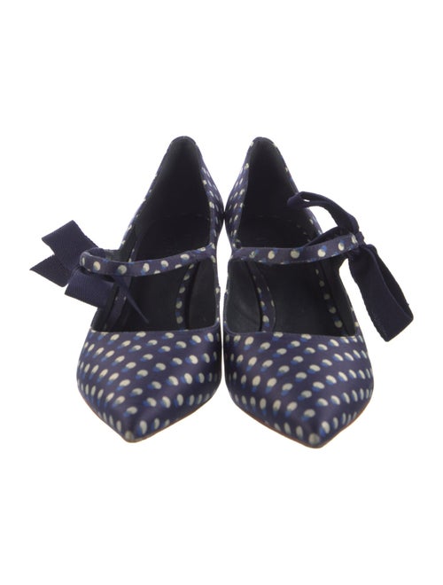 Tory Burch Satin Polka Dot Print Pumps