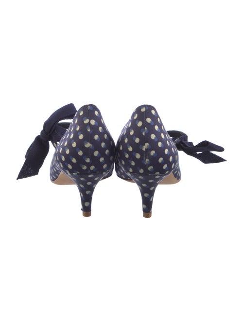 Tory Burch Satin Polka Dot Print Pumps