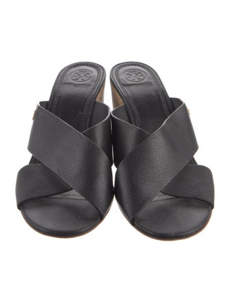 Tory Burch Leather Slides