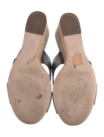 Tory Burch Leather Slides