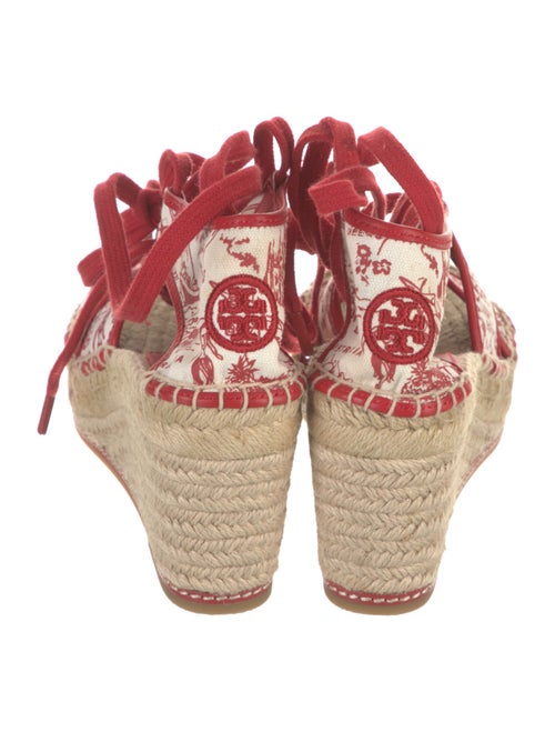 Tory Burch Canvas Printed Espadrilles