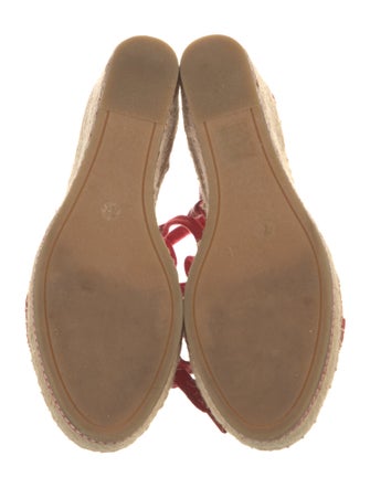 Tory Burch Canvas Printed Espadrilles