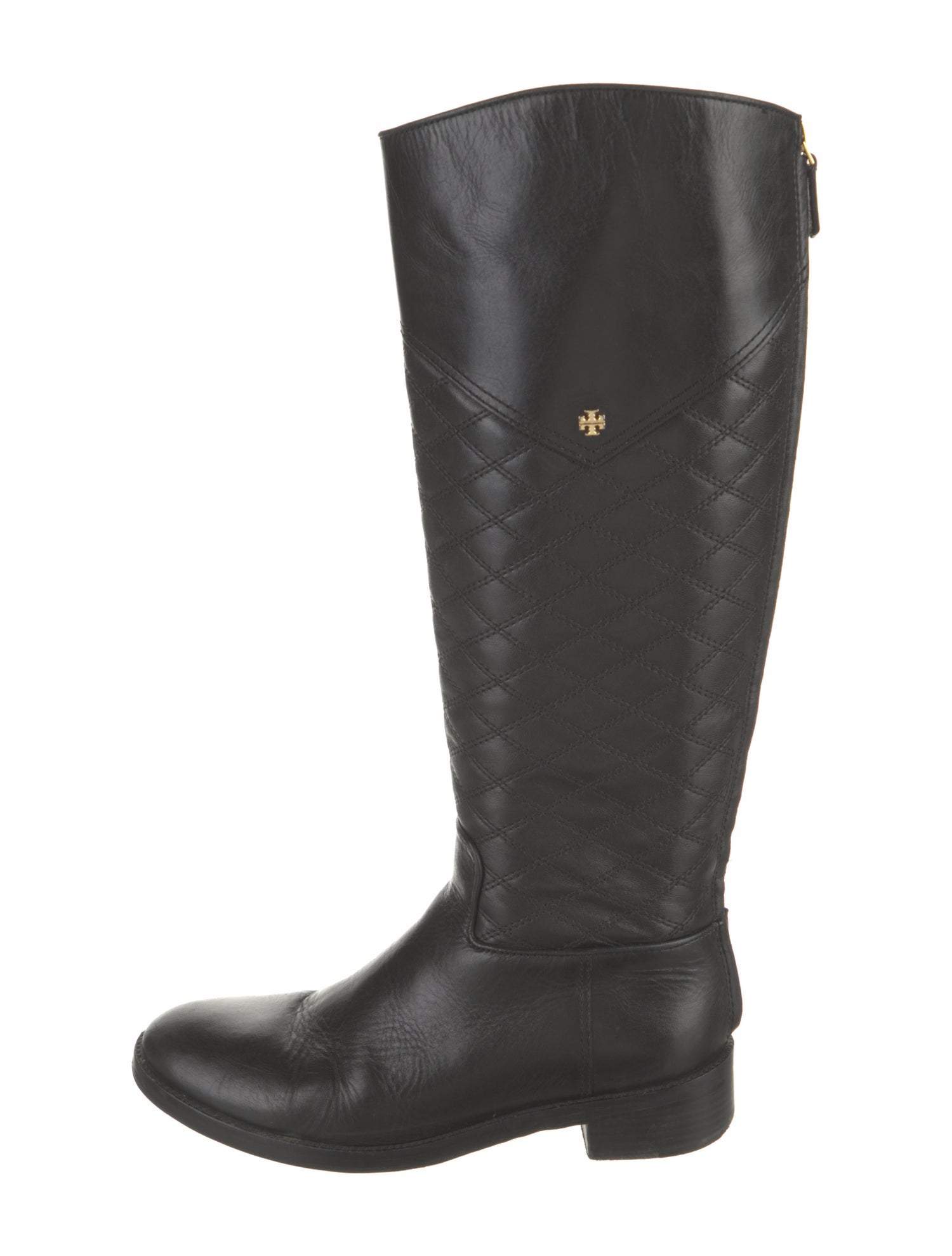 Tory Burch Leather Riding Boots