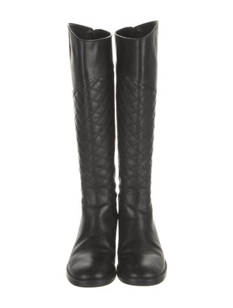 Tory Burch Leather Riding Boots